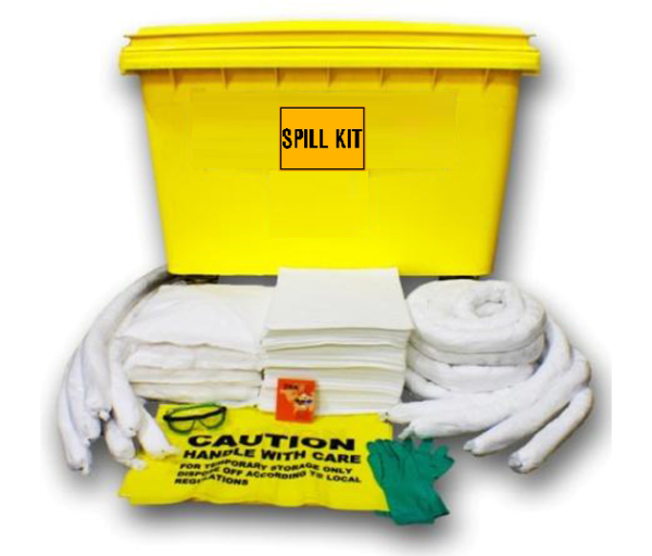 Buy 660 Litre Oil Spill Kit with Wheeled Bin (OSK660) in UAE