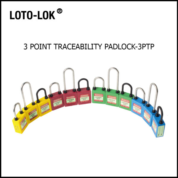 3-PTP (Three Point Traceability Padlock) loto lok safety padlock