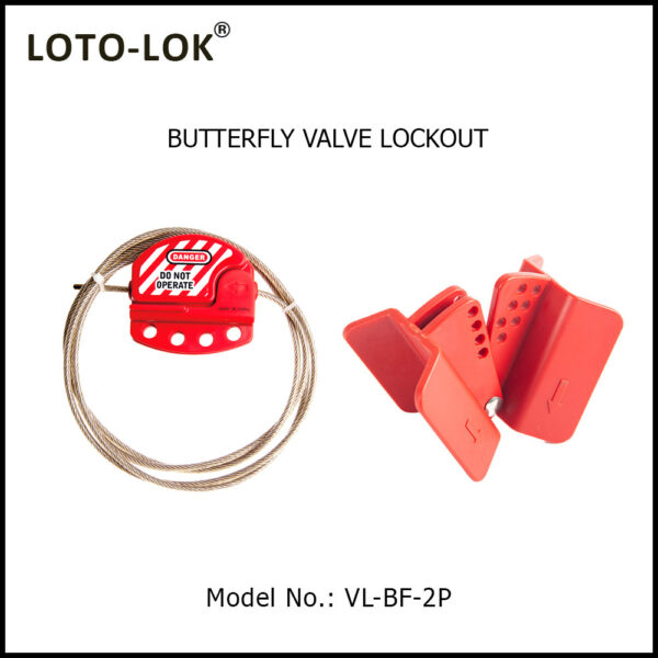 Buy LOTO-LOK® VALVE LOCKOUT and CABLE LOCKOUT Model No: VL-BF-2P in UAE