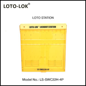 Buy LOTO-LOK® LOCKOUT STATION 20 LOCK Padlock Station LS-SWC22H-4P in UAE