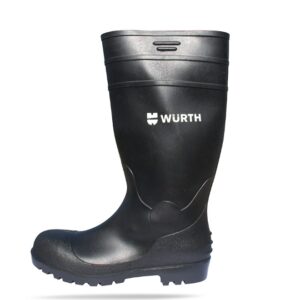 Buy WURTH S5 RUBBER SAFETY BOOTS - BLACK in uae