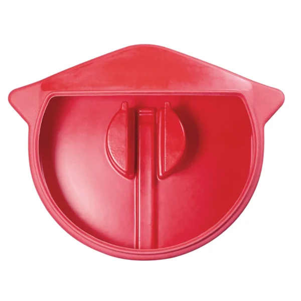 Lalizas Lifebuoy Ring Container, red, open lid, marine safety equipment