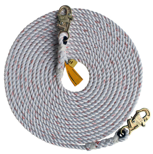ROPE LIFELINE WITH SNAP HOOK 30 FT